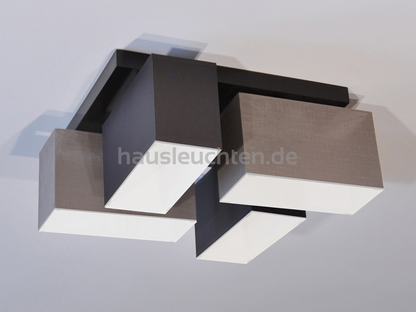 Deckenlampe Deckenleuchte mit Blenden BLEJLS4126D DUNKEL BRAUN GRAU 