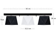 Deckenlampe DIA32SCWED Deckenleuchte Schwarz Weiß - 3