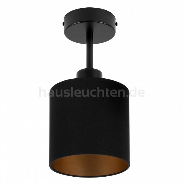 Schwarze Deckenspot Deckenlampe mit schwarzem Lampenschirm CL-1010SC-SC Deckenleuchte