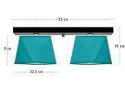 Deckenlampe DIA23TUTUD Deckenleuchte Türkis - 3