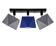 Deckenstrahler Deckenlampe DIA31GRBLDPR Deckenleuchte Grau Blau - 2