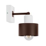 Braune Wandlampe aus Holz WAND-BR10x10WE Wandleuchte - 2