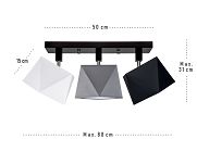 Deckenstrahler Deckenlampe DIA31WEGRSCDPR Deckenleuchte Weiß Grau Schwarz - 3