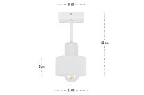 Weiße Deckenlampe aus Holz WE10x10WE Deckenleuchte 1-flammig - 4