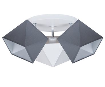 Deckenstrahler Deckenlampe GRWEGR-PR3030WE Grau Weiß Grau