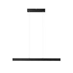 Dimmbare LED schwarze Hängeleuchte Eschenholz LED80KB-3K-SCHWARZ Pendelleuchte Höhenverstellbar Esstischlampe Hängelampe Pendellampe - 4