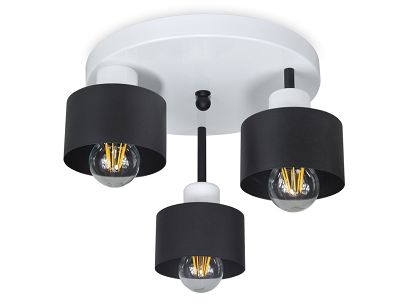 Weiße Deckenlampe OST3030WE Deckenleuchte 3-flammig