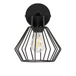 Schwarze Wandlampe aus Metall WAND-BR-OST1010SC Wandleuchte - 3