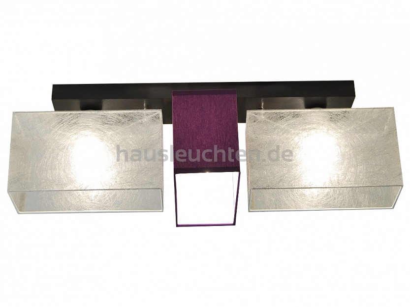 Deckenlampe Silbern Violett