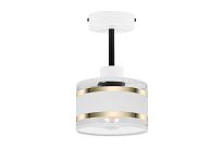 Weiße Deckenspot Deckenlampe mit weißem Lampenschirm TI-1010WE-WE Deckenleuchte - 3