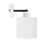 Weiße Wandlampe mit weißem Lampenschirm WAND-CL-1010WE-WE Wandleuchte - 2