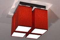 Deckenlampe CLS418D BORDEAUXROT  - 2