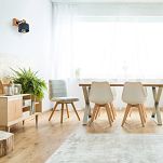 Anthrazite Wandlampe aus Holz WAND-AN10x10BU Wandleuchte - 2