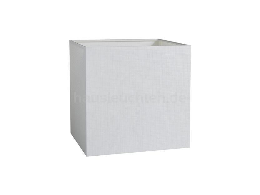 Lampenschirm 12x12x12H L1 WEIß 