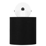 Weiße Wandlampe mit schwarzem Lampenschirm WAND-CL-1010WE-SC Wandleuchte - 4