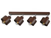 Braune Deckenstrahler Deckenlampe 4PRST6005BR Deckenleuchte 4-flammig - 2