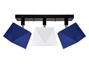 Deckenstrahler Deckenlampe DIA31BLWEDPR Deckenleuchte Blau Weiß - 2