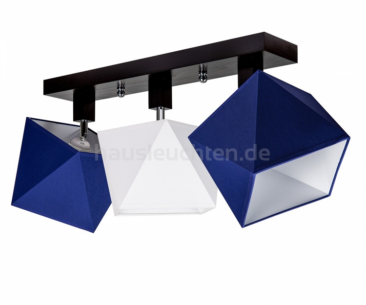 Deckenstrahler Deckenlampe DIA31BLWEDPR Deckenleuchte Blau Weiß