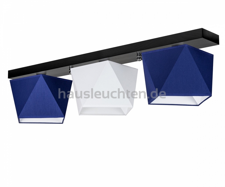 Deckenlampe DIA32BLWED Deckenleuchte Blau Weiß