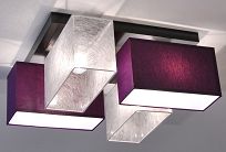Deckenlampe JLS4159D SILBERN VIOLETT  - 2