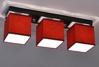 Deckenlampe LLS318D BORDEAUXROT  - 2