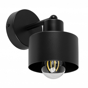 Schwarze Wandlampe aus Metall WAND-OST1010SC Wandleuchte