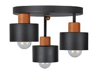 Schwarze Deckenlampe OST3030MO Deckenleuchte 3-flammig - 2