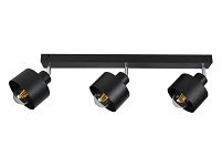 Schwarze Deckenstrahler Deckenlampe 3PRST6005SC Deckenleuchte 3-flammig - 2