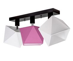 Deckenstrahler Deckenlampe DIA31WERODPR Deckenleuchte Weiß Rosa