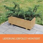 Pflanzkasten EICHE Pflanzkübel aus Holz AB80KAN4030EI 80 x 40 x 30 cm 80KAN4030EI - 3