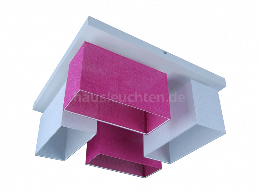 Deckenlampe JLS45WEFUD-WEIß WEIß  FUCHSIE 