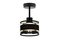 Schwarze Deckenspot Deckenlampe mit schwarzem Lampenschirm TI-1010SC-SC Deckenleuchte - 3