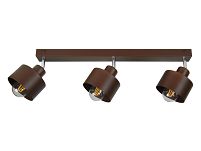 Braune Deckenstrahler Deckenlampe 3PRST6005BR Deckenleuchte 3-flammig - 2