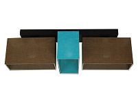 Deckenlampe JLS31BRTUD BRAUN TÜRKIS  - 3