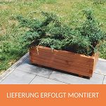 Pflanzkasten NUSS Pflanzkübel aus Holz AB80KAN4030NU 80 x 40 x 30 cm 80KAN4030NU - 3