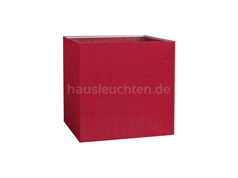 Lampenschirm 12x12x12H LRO ROT 