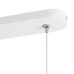 Dimmbare LED Hängeleuchte WI116LED-3K-WEIß Pendelleuchte Höhenverstellbar Esstischlampe Hängelampe Pendellampe - 5