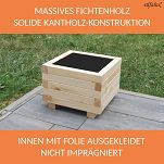 Pflanzkasten Pflanzkübel aus Holz AB40KAN4030 40 x 40 x 30 cm 40KAN4030 - 4