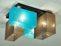 Deckenlampe JLS44TUBRD TÜRKIS BRAUN  - 2