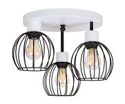 Weiße Deckenlampe KU-OST3030WE Deckenleuchte 3-flammig - 2