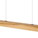 Dimmbare LED Hängeleuchte Eschenholz LED100KB-3K-RUSTIKAL Pendelleuchte Höhenverstellbar Esstischlampe Hängelampe Pendellampe - 3