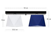 Deckenlampe DIA23WEBLD Deckenleuchte Weiß Blau - 3