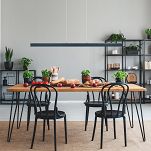 Dimmbare LED Hängeleuchte WI116LED-3K-ANTHRAZIT Pendelleuchte Höhenverstellbar Esstischlampe Hängelampe Pendellampe - 2