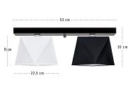 Deckenlampe DIA23WESCD Deckenleuchte Weiß Schwarz - 3