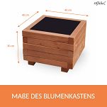 Pflanzkasten NUSS Pflanzkübel aus Holz AB40KAN4030NU 40 x 40 x 30 cm 40KAN4030NU - 2