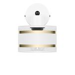 Weiße Wandlampe mit weißem Lampenschirm WAND-TI-1010WE-WE Wandleuchte - 4