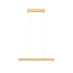 Dimmbare LED Hängeleuchte Eschenholz LED60KB-3K-ESCHE Pendelleuchte Höhenverstellbar Esstischlampe Hängelampe Pendellampe - 4