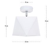 Deckenstrahler Deckenlampe WE-PR1010WE Weiß - 3