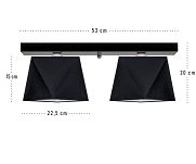 Deckenlampe DIA23SCSCD Deckenleuchte Schwarz  - 3