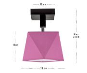 Deckenstrahler Deckenlampe DIA11RODPR Deckenleuchte Rosa - 3